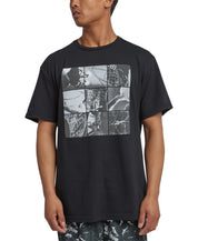 Reebok Mens Regular fit Short Sleeve Graphic T-Shirt Shirt Large Black