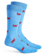 Club Room Men's Blue Crab Crew Socks One Size
