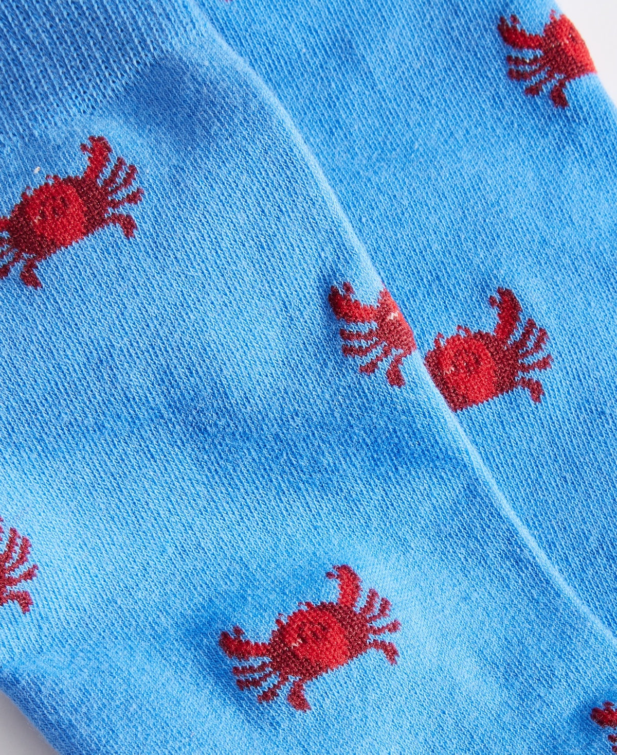 Club Room Men's Blue Crab Crew Socks One Size