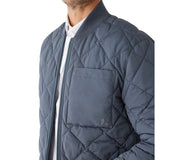 Frank And Oak Men's Skyline Reversible Jacket Quilted Coat Ombre Blue XL