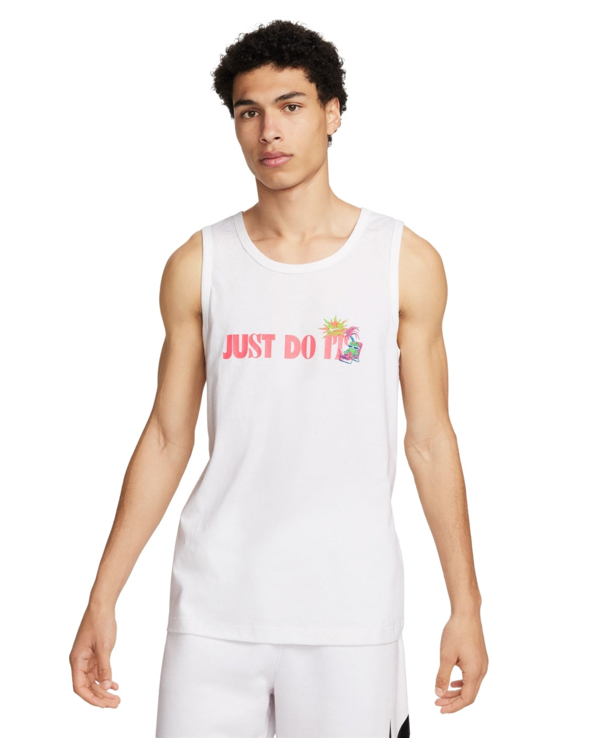 Nike Mens Regular fit Sleeveless Tank Top Shirt XXL White Solid