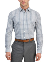 Hugo Boss Mens Slim fit Dress Shirt Medium 15.5 in Long Sleeve Green Plaid
