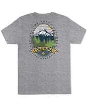 Columbia Men Regular fit Short Sleeve T-Shirt Shirt Large Grey Solid