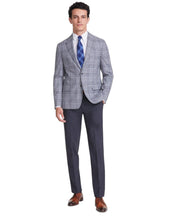 Tommy Hilfiger Mens Modern fit Sport Coat Blazer 44 L Light Grey Plaid