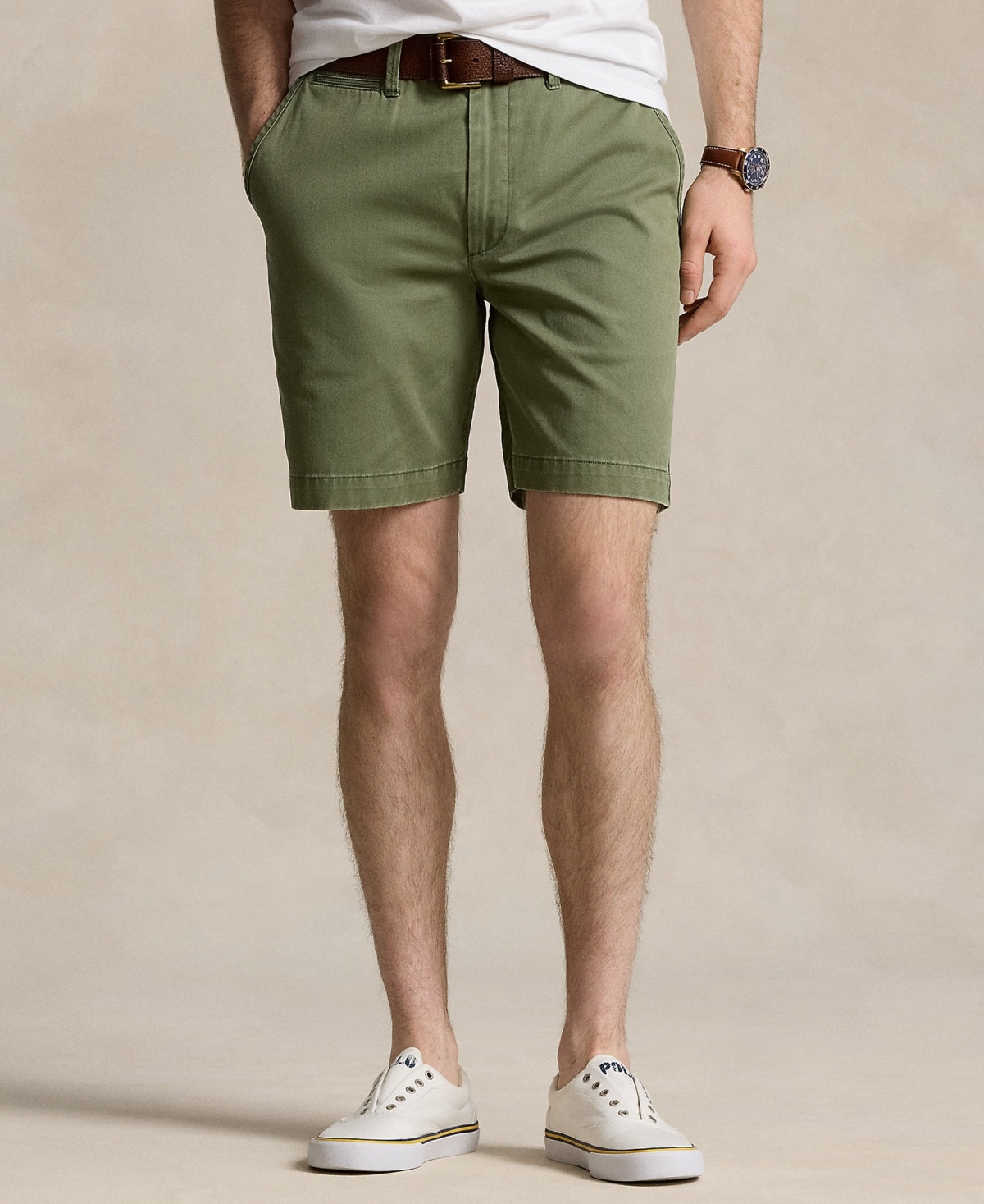 Polo Ralph Lauren Mens Relaxed fit Chinos Shorts 40 Green Solid