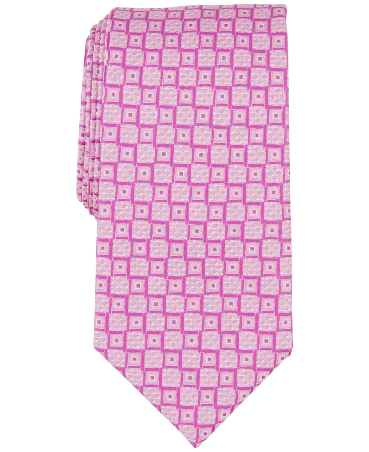 Perry Ellis Mens Regular fit Tie Necktie One Size Pink