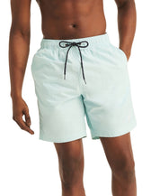 Nautica Mens Regular fit Swim Trunks Swimwear Small / 8 Blue Solid