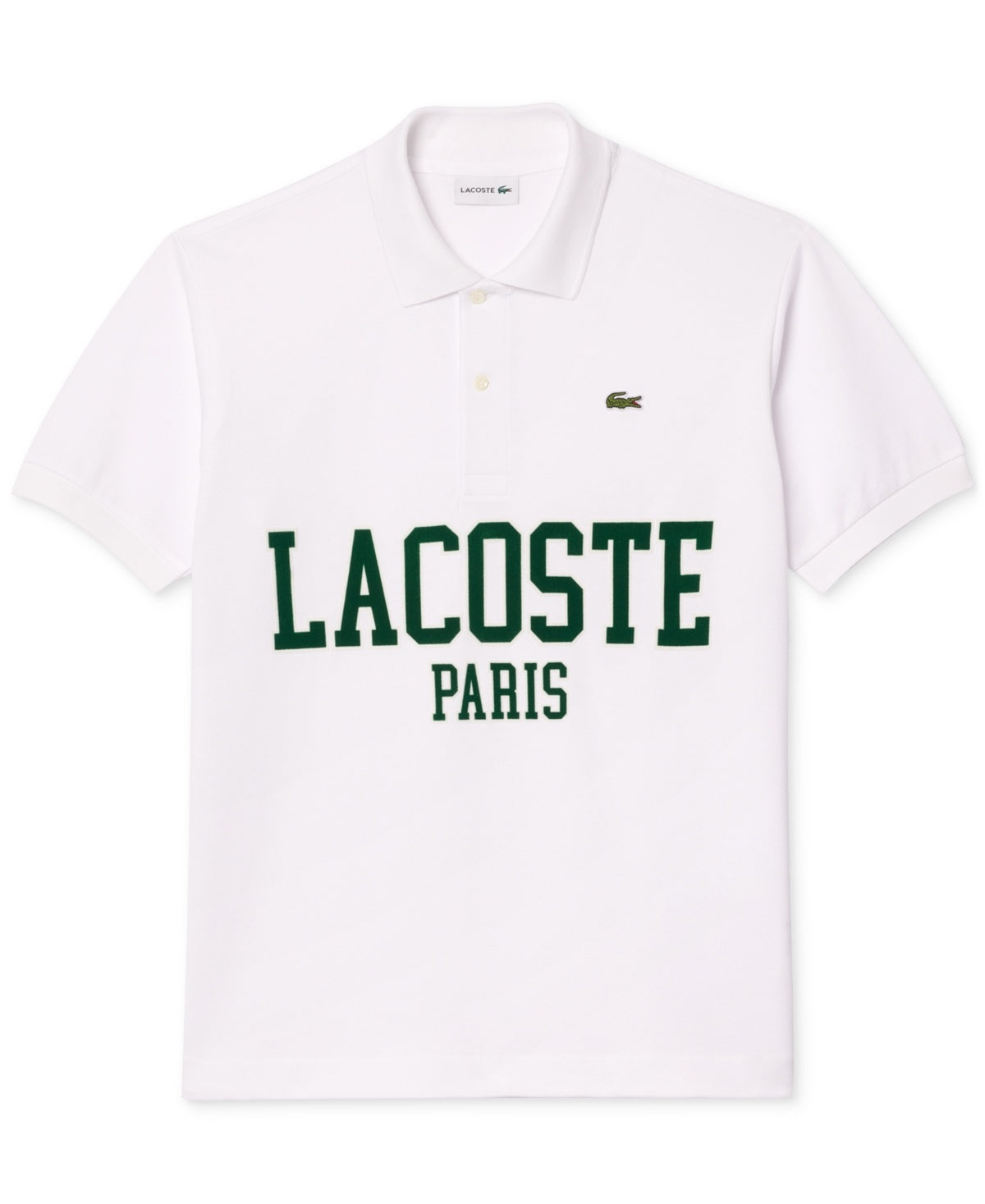 Lacoste Mens Regular fit Short Sleeve Polo Shirt 7 White Solid