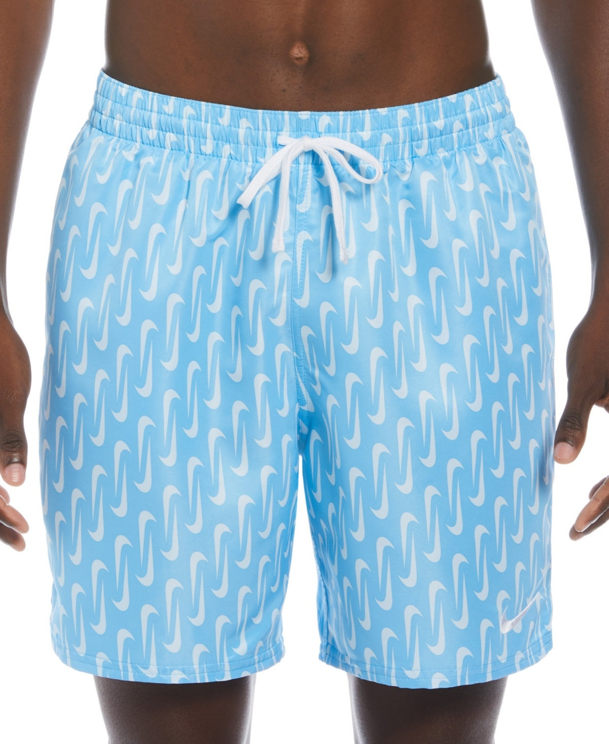 Nike Mens Regular fit Trunks Swimwear Small 7 Inseam Blue