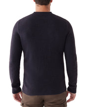 Frank And Oak Men's V Neck Wool Sweater Blue XXL 2XL