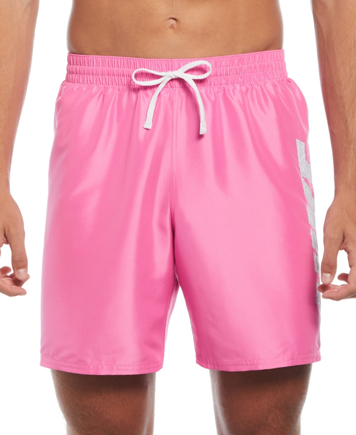 Nike Mens Regular fit Swim Trunks Swimwear Small Pink Solid
