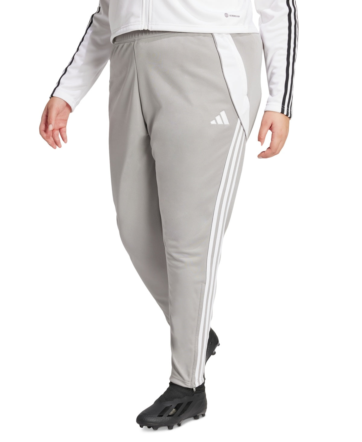 Adidas Womens Regular fit Track Pants 4X Grey
