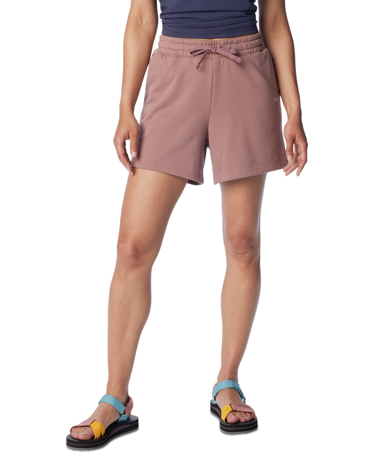 Columbia Women Regular fit Sweat Shorts XL / 3 Red Solid