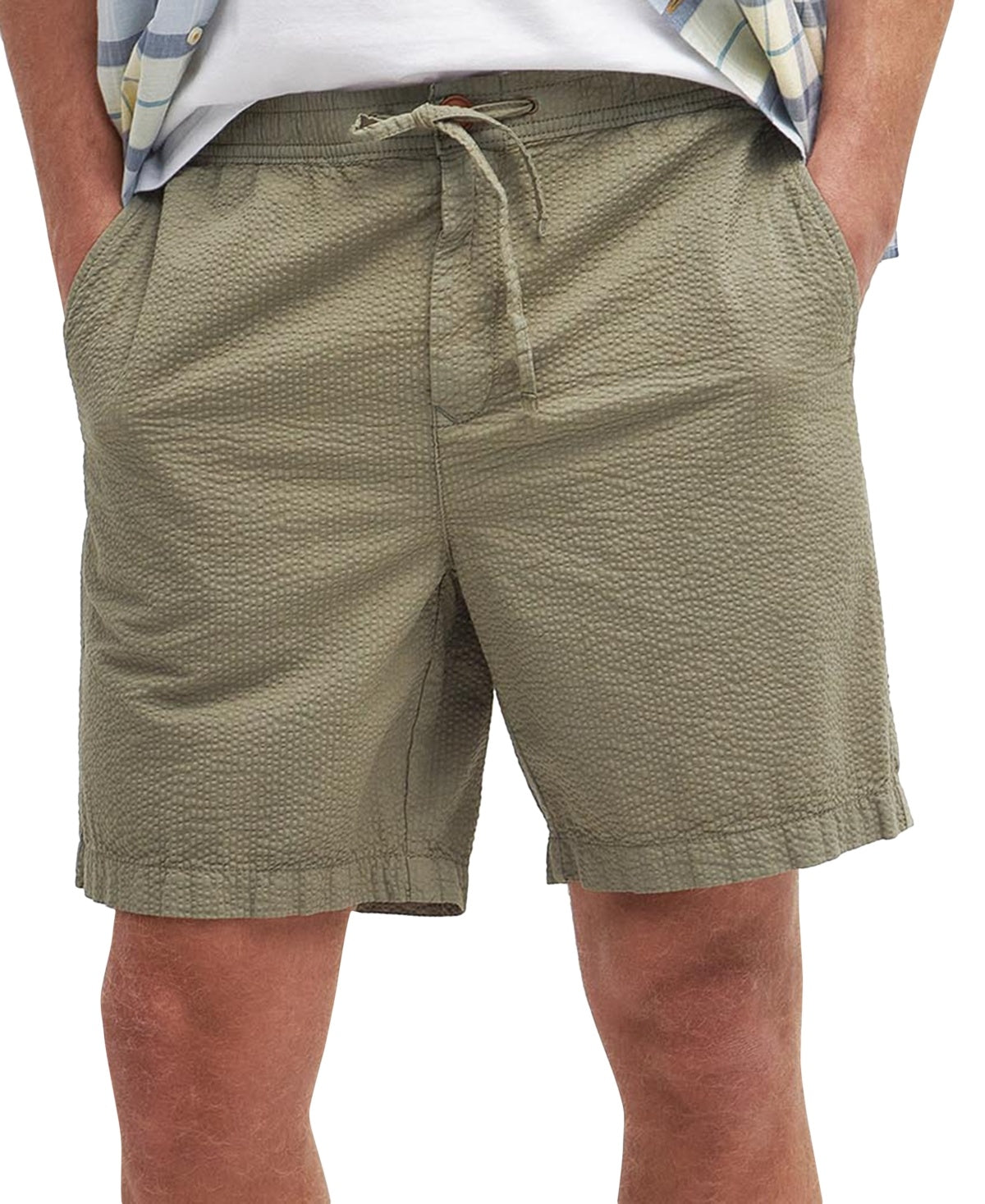 Barbour Mens Regular fit Melbury Drawstring Shorts XXL Green Solid