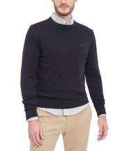 Tommy Hilfiger Men's Big Tall Amherst Crewneck Sweater Blue XLT XL TALL