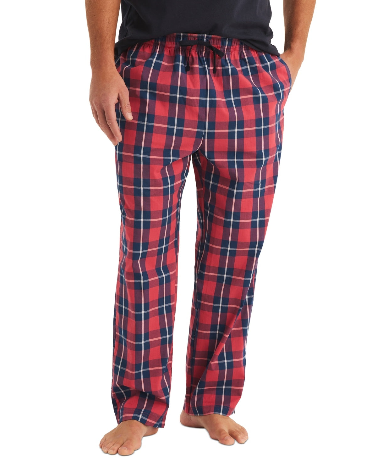 Nautica Men Regular fit Pants Pajamas Large Red