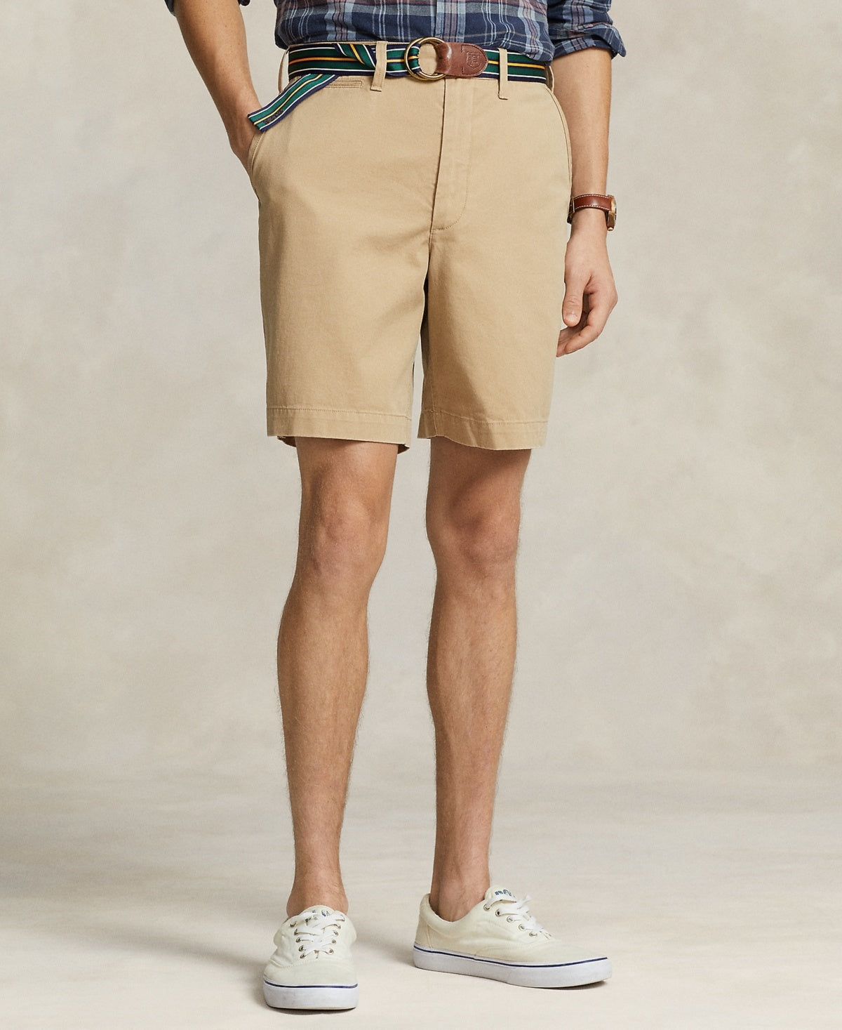 Polo Ralph Lauren Mens Relaxed fit Chinos Shorts 33 Beige Solid