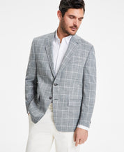 Michael Kors Mens Classic fit Sport Coat Blazer 50 R Green Plaid