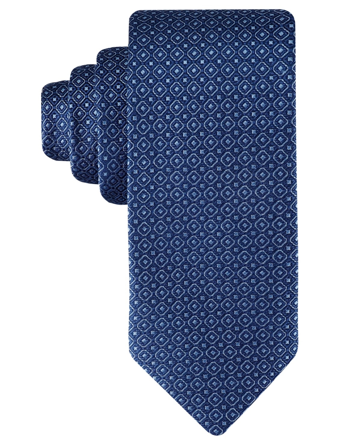 Tommy Hilfiger Men Regular fit Tie Necktie One Size Blue Geometric