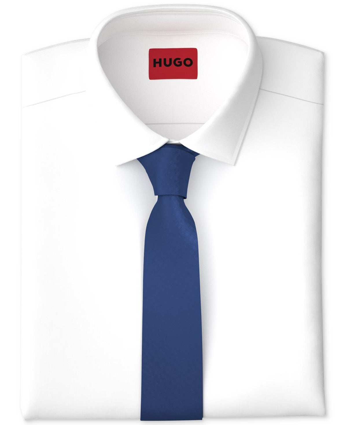 Hugo Boss Mens Regular fit Tie Necktie One Size Blue