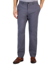 Alfani Mens Regular fit Casual Pants 36 / 30 Grey Solid Stretch