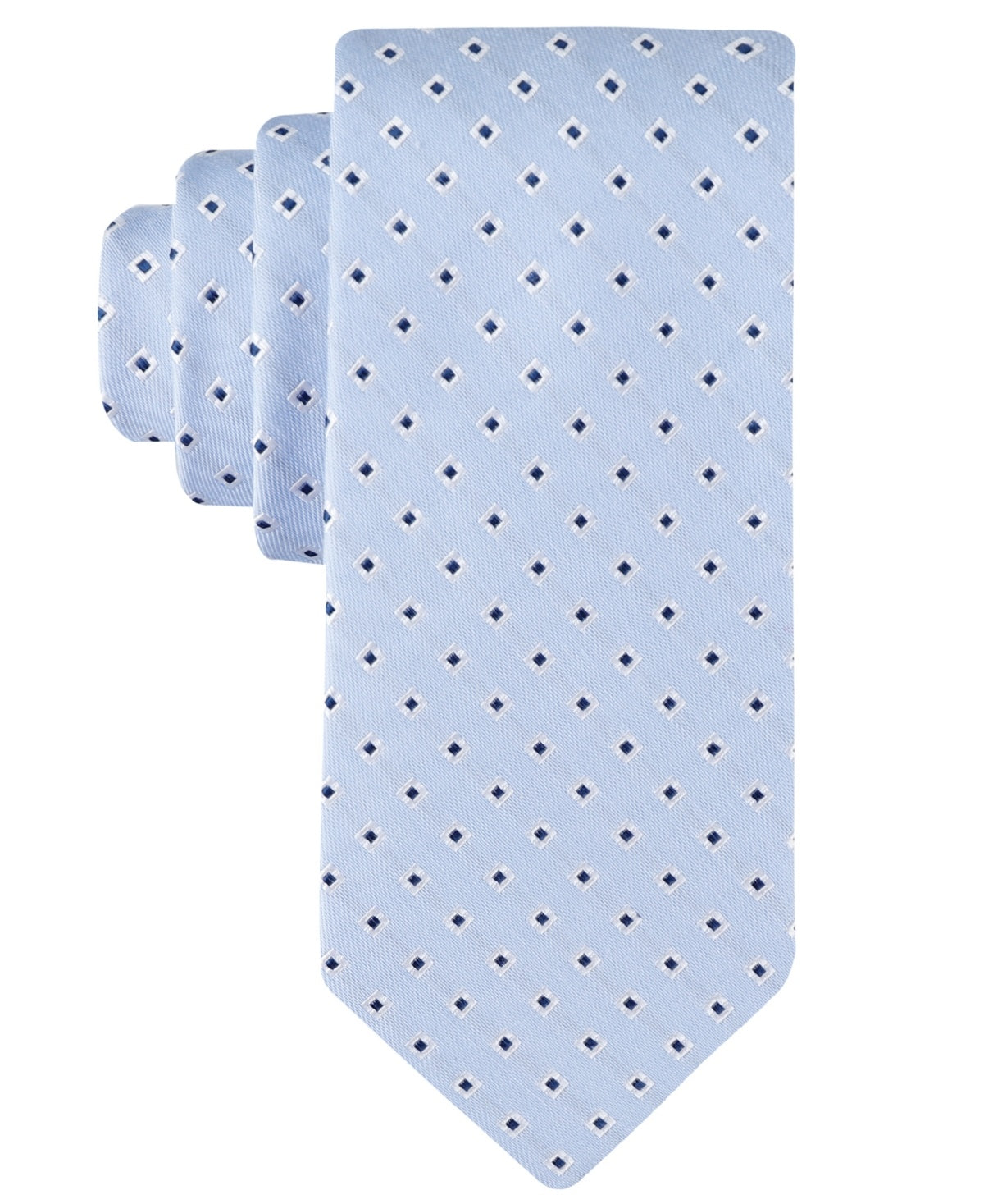 Tommy Hilfiger Men Regular fit Tie Necktie One Size Blue Argyle/Diamond