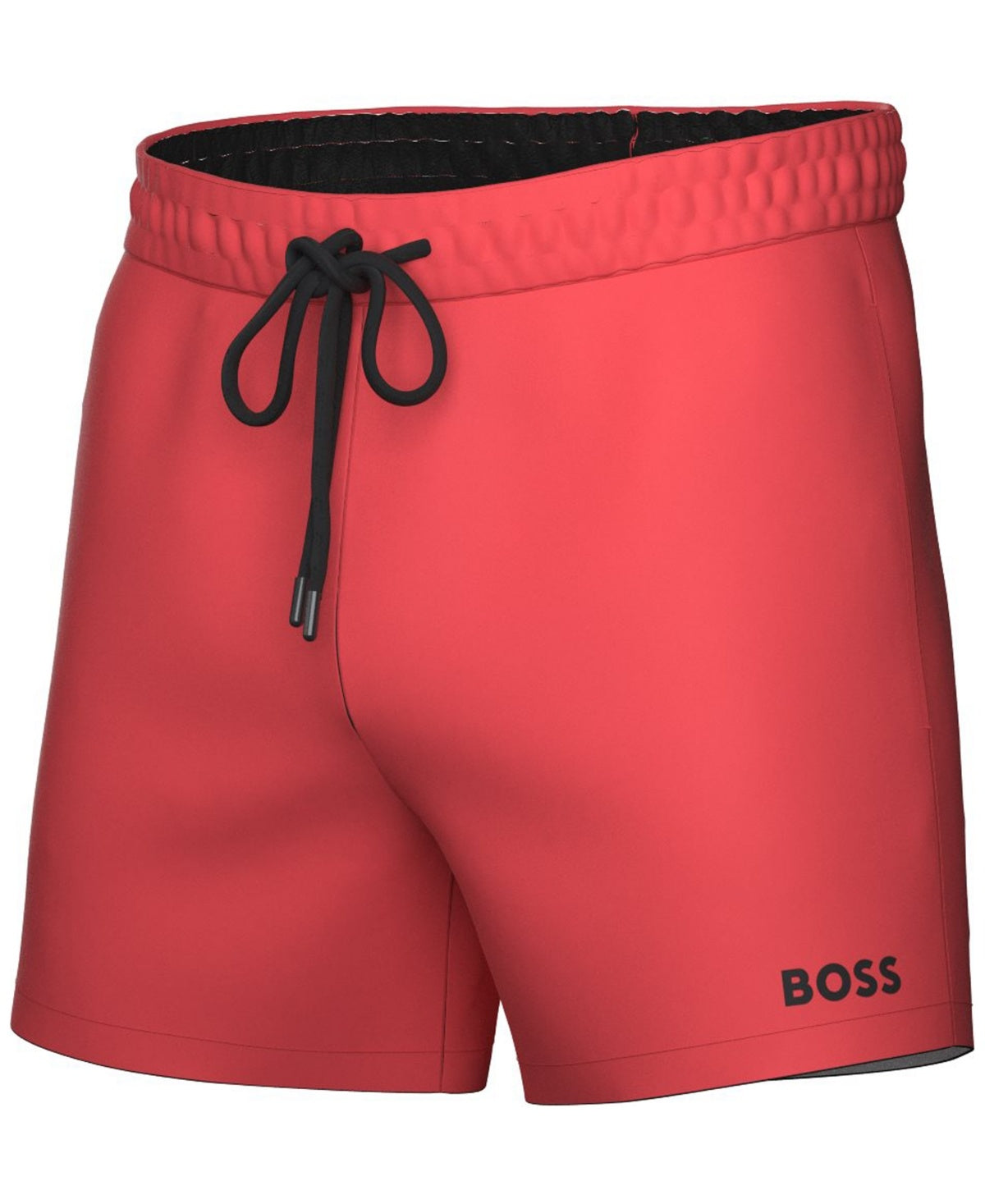 Hugo Boss Mens Regular fit Swim Trunks Swimwear XL Red Solid
