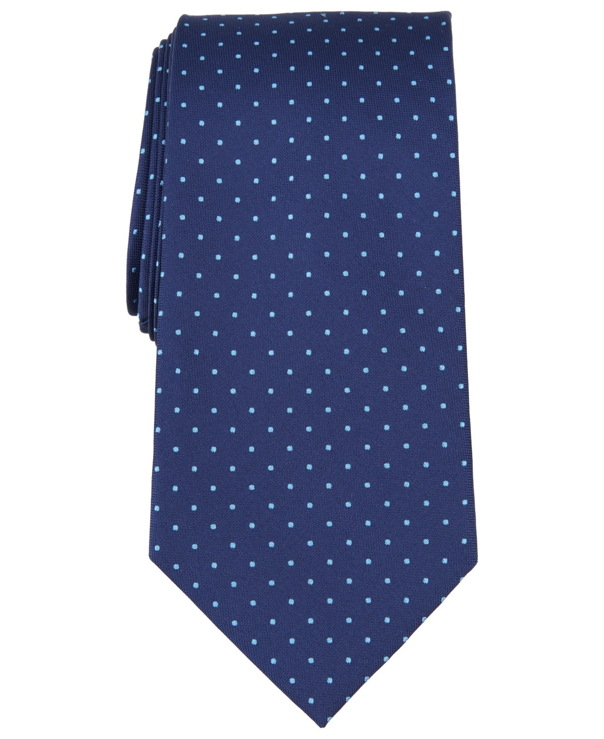 Brooks Brothers Mens Tie Necktie One Size Navy Blue Dot