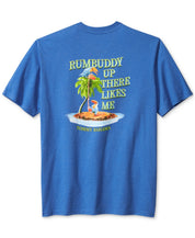 Tommy Bahama Men Regular fit Short Sleeve Graphic T-Shirt Shirt Medium Blue