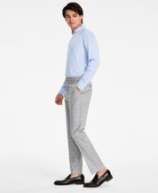 Tommy Hilfiger Mens Modern fit Dress Pants 40 / 32 Black White Plaid Stretch