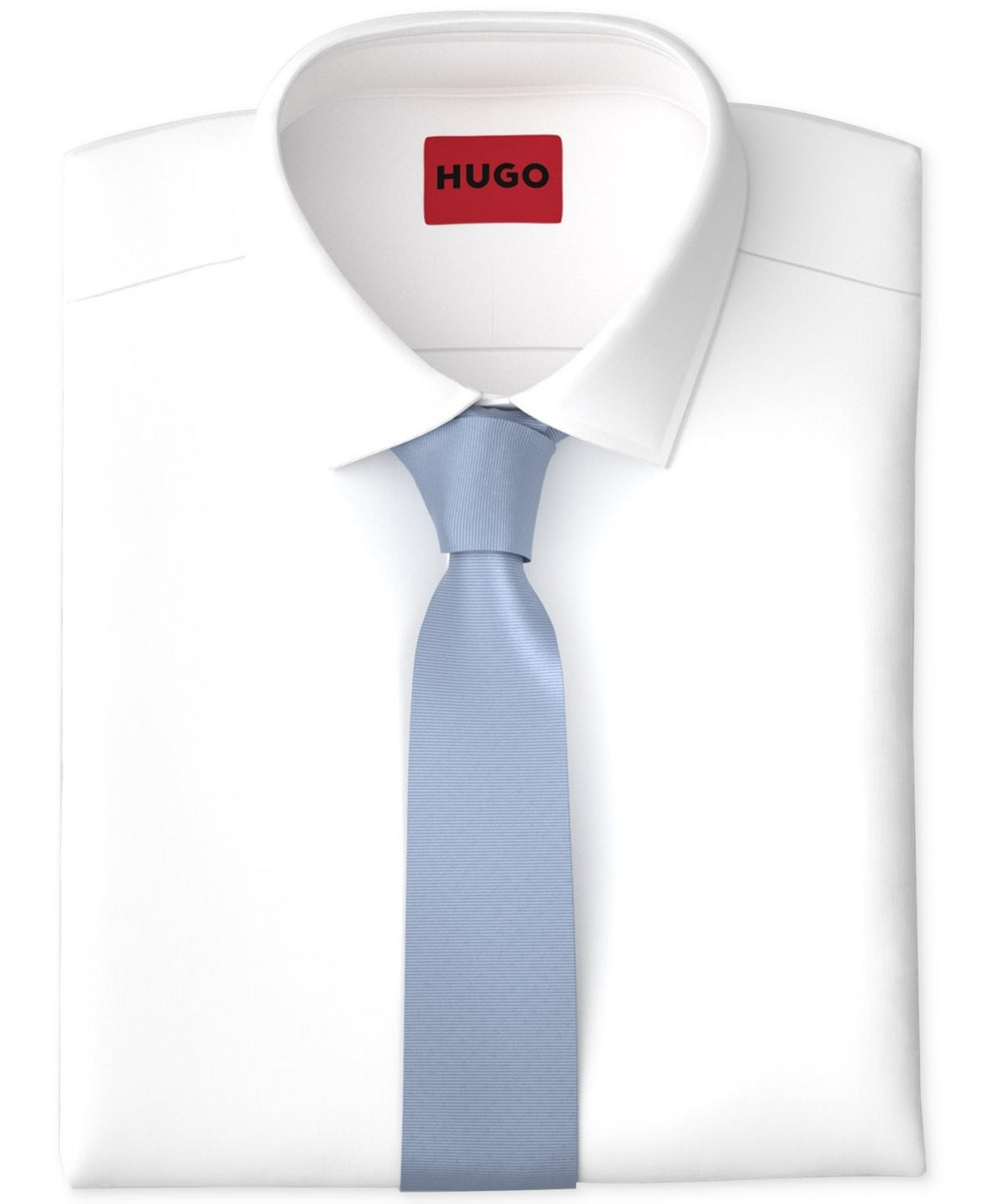 Hugo Boss Mens Regular fit Tie Necktie One Size Pastel Blue