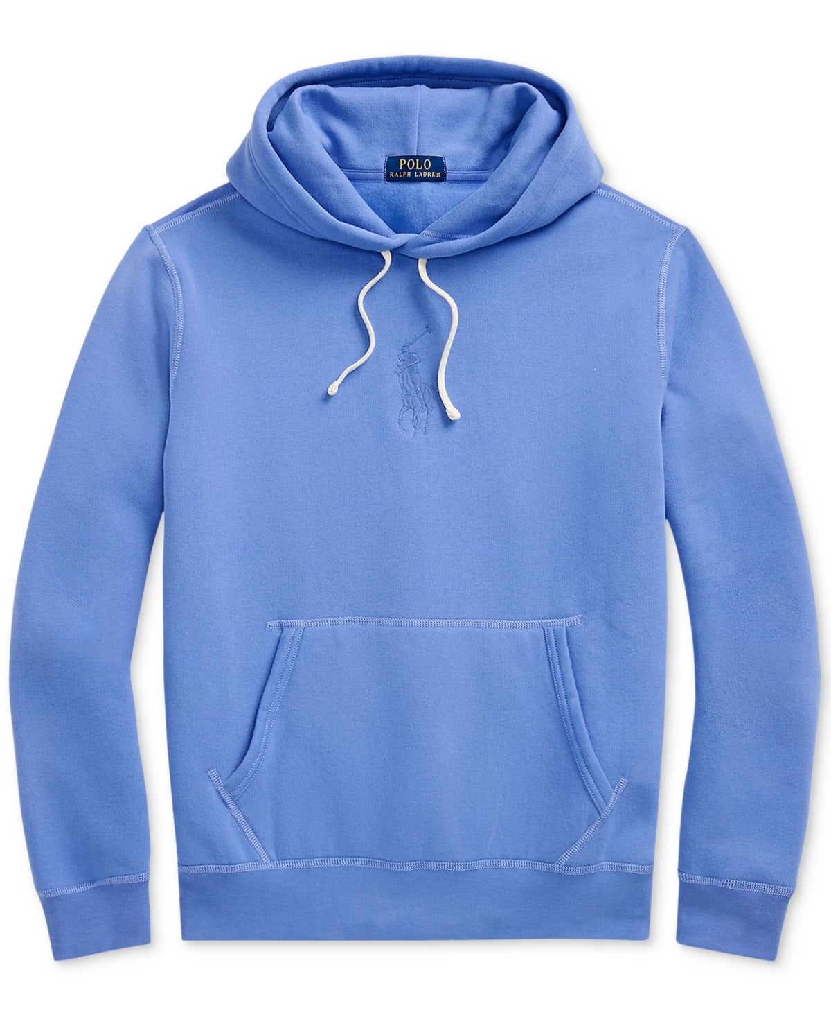 Polo Ralph Lauren Mens Regular fit Hoodie Sweatshirt Large Blue Solid