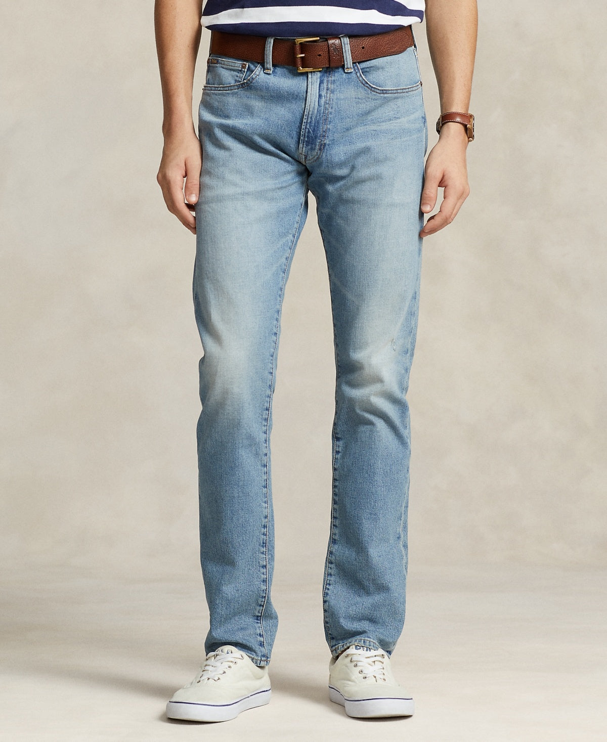Polo Ralph Lauren Mens Slim fit Denim Jeans 40 / 32 Blue Solid