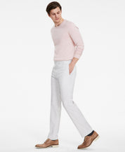 Calvin Klein Mens Slim fit Dress Pants 36 / 34 White Solid Stretch