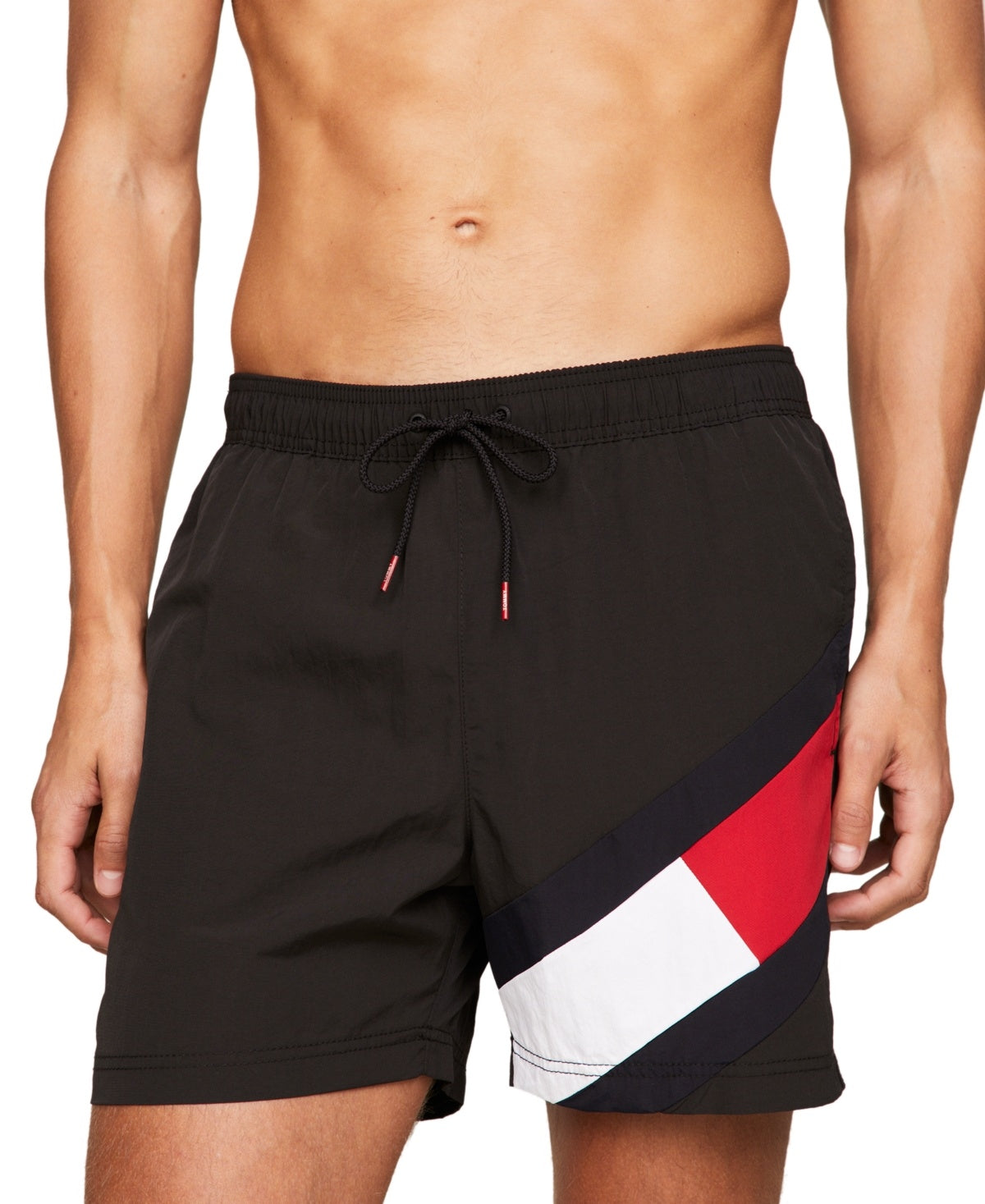Tommy Hilfiger Mens Regular fit Swim Trunks Swimwear 5 Inseam Medium Blue