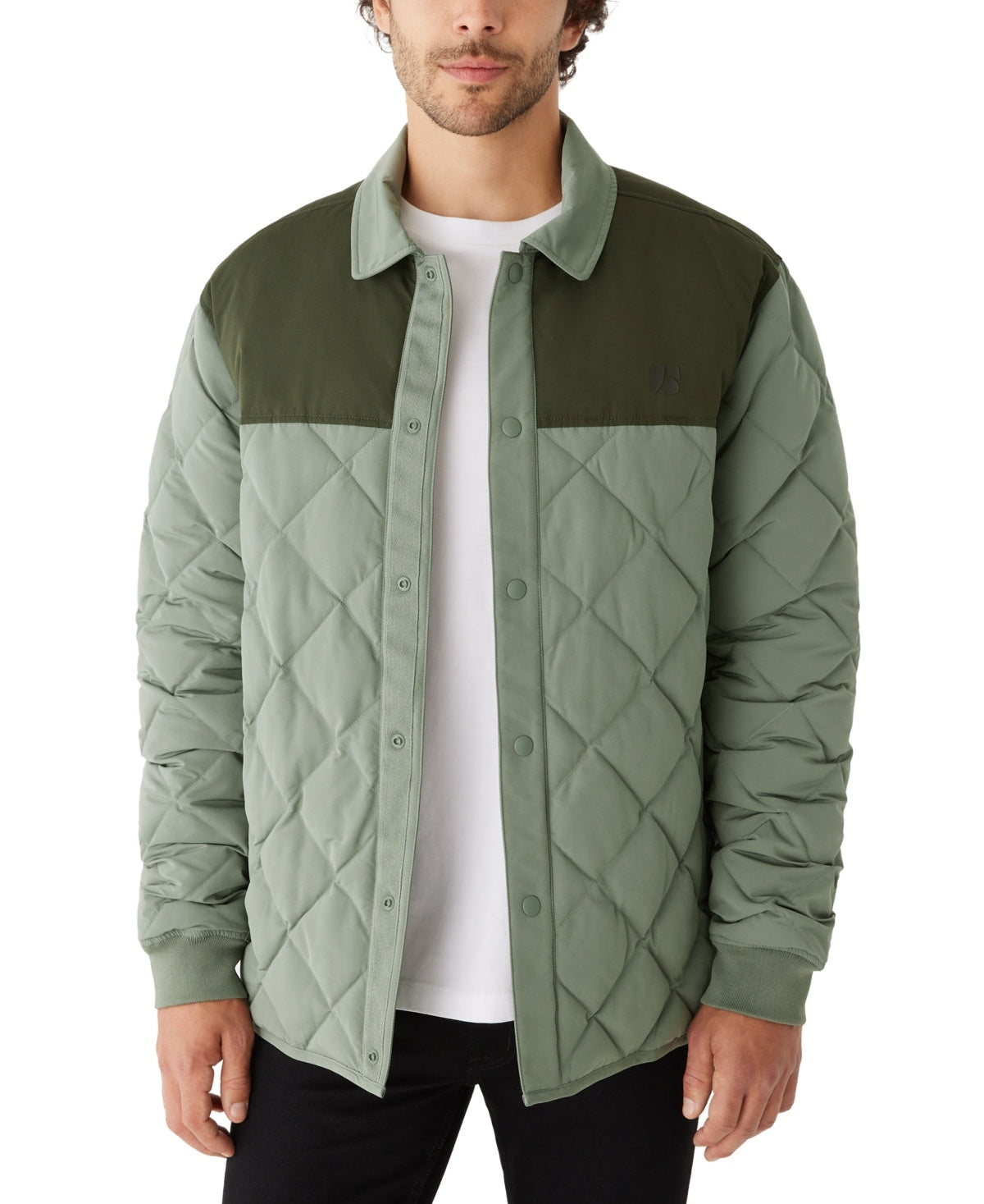Frank And Oak Men's Skyline Reversible Jacket Agave Green Coat  XXL