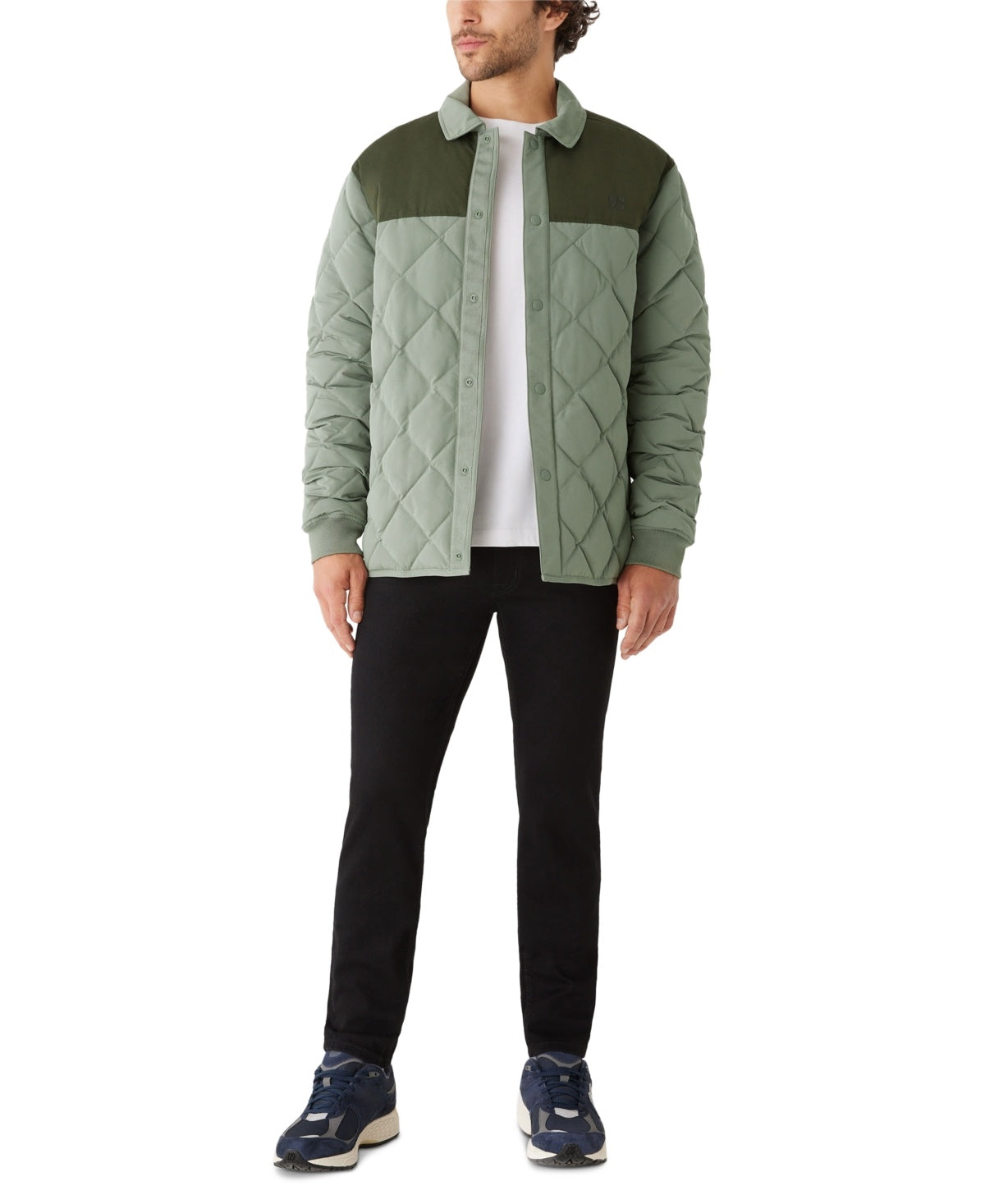 Frank And Oak Men's Skyline Reversible Jacket Agave Green Coat  XXL