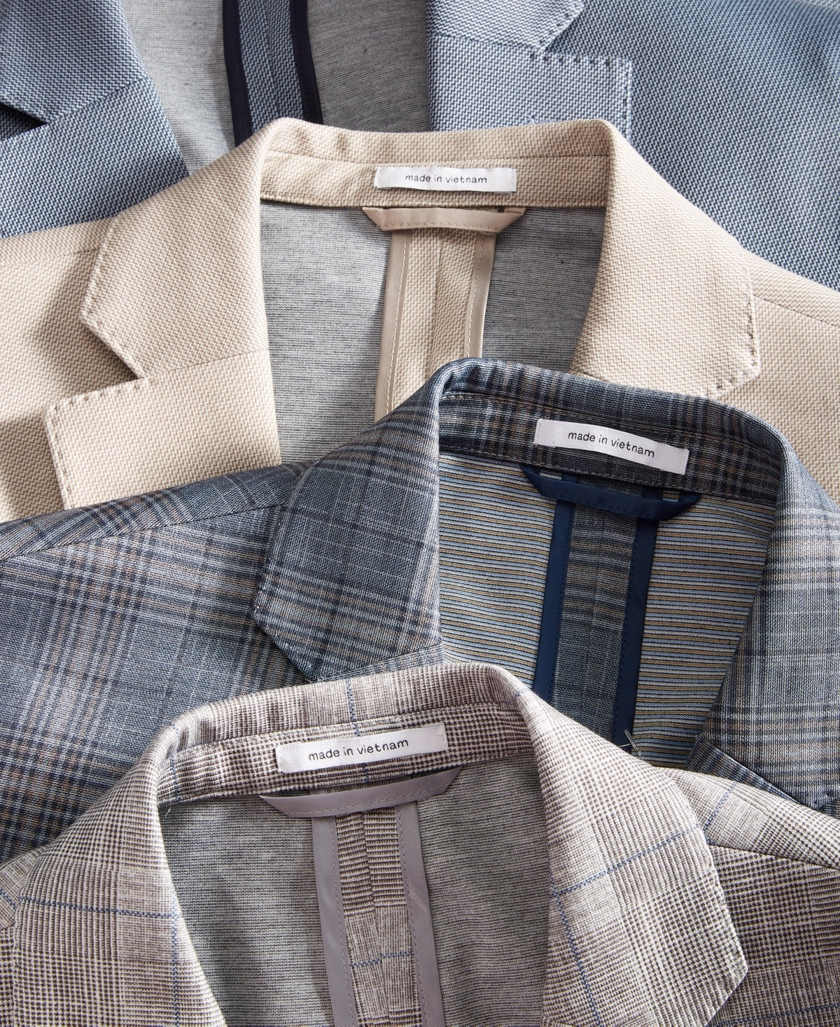 Bar Iii Mens Slim fit Sport Coat Blazer 36 S Light Grey Plaid