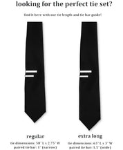 ConStruct Mens Solid Ink 1.5" Tie Bar Ink