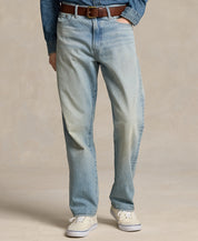 Polo Ralph Lauren Mens Straight fit Denim Jeans 38 / 30 Blue Solid