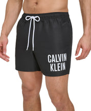 Calvin Klein Mens Regular fit Swim Trunks Swimwear XXL Black Solid