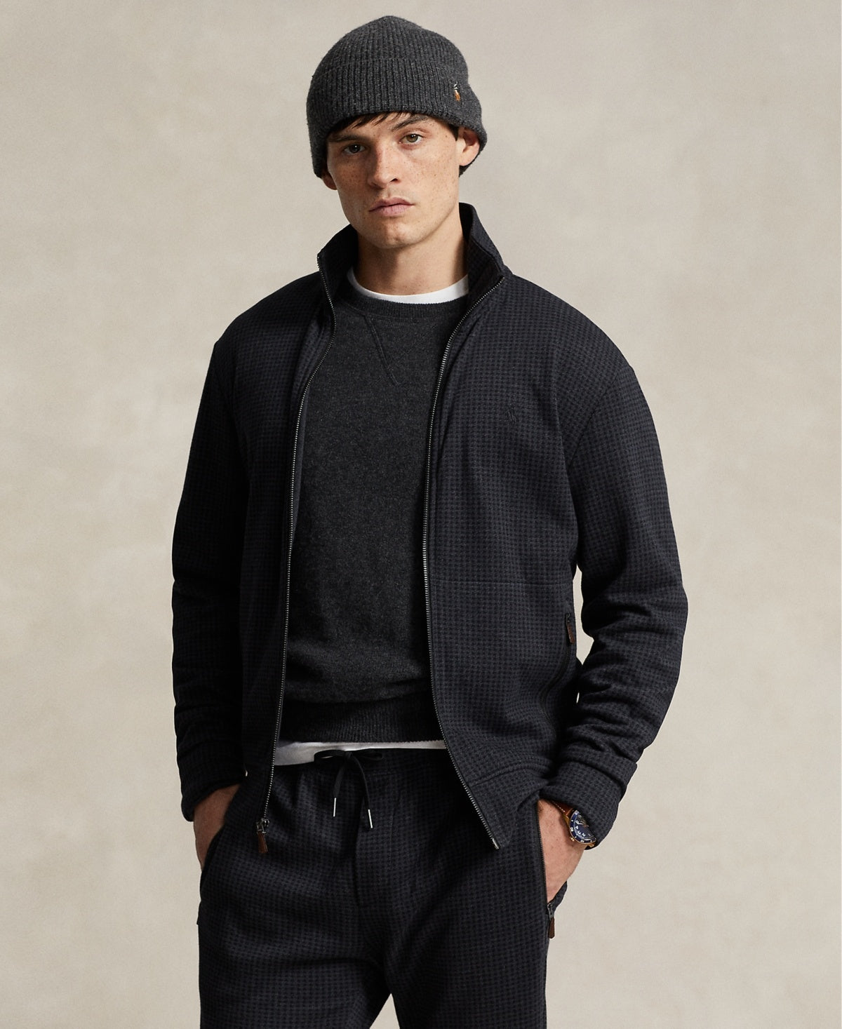 Polo Ralph Lauren Men Regular fit Track Jacket Coat XS Grey