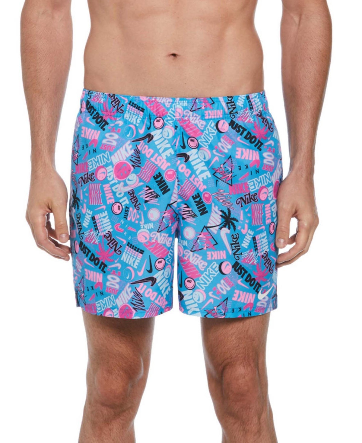 Nike Mens Regular fit Swim Trunks Swimwear XL 5 Inseam Blue