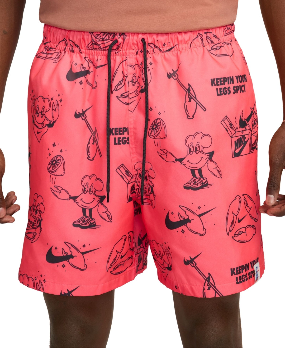 Nike Mens Regular fit Woven Printed Shorts XXL / 6 Pink