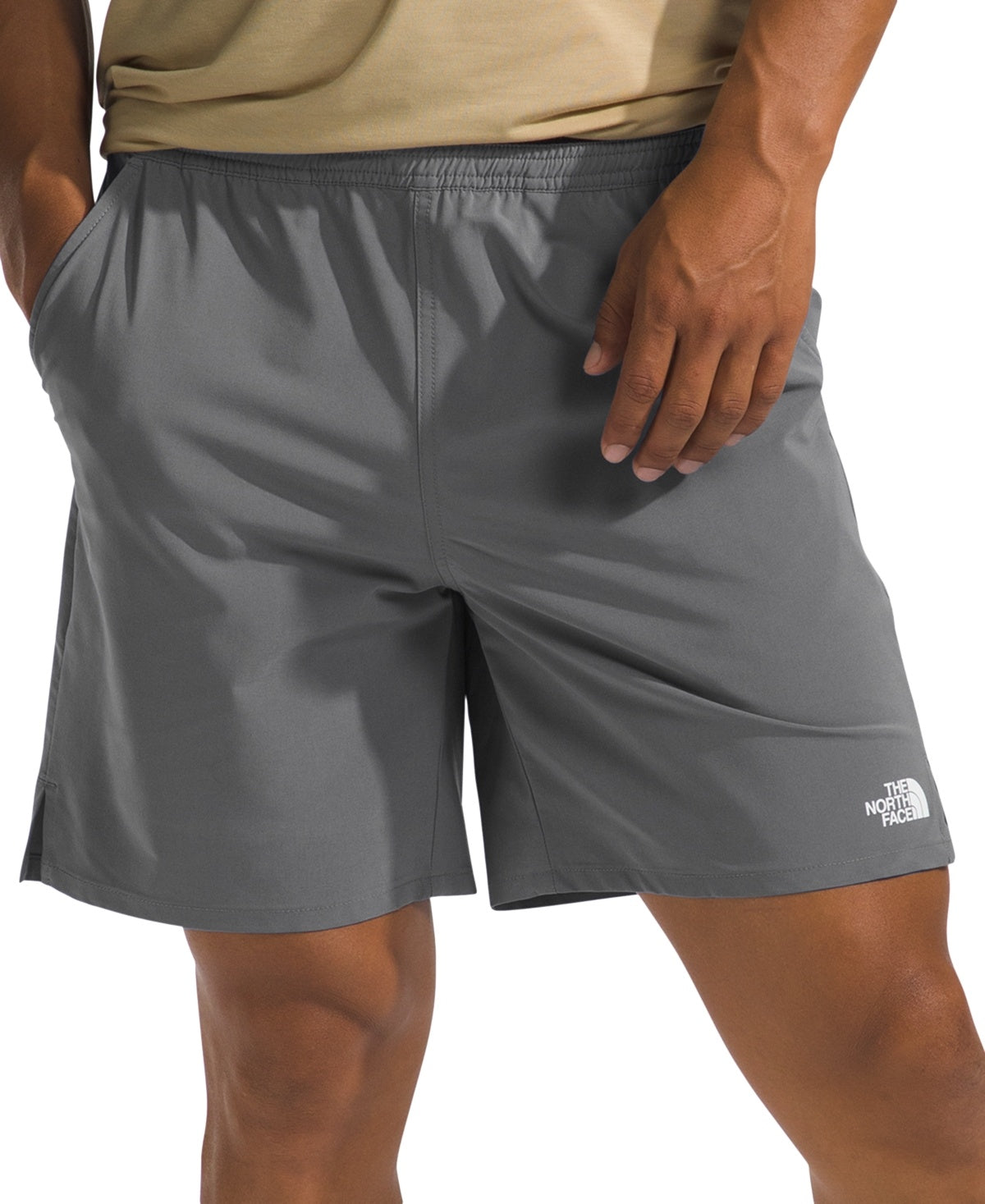 The North Face Mens Regular fit Athletic Shorts XXL Grey Solid Waterproof
