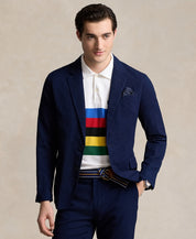 Polo Ralph Lauren Mens Modern fit Sport Coat Blazer XL Blue Solid