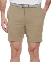 Pga Tour Apparel Mens Regular fit Golf Shorts 42 / 7 Beige Solid