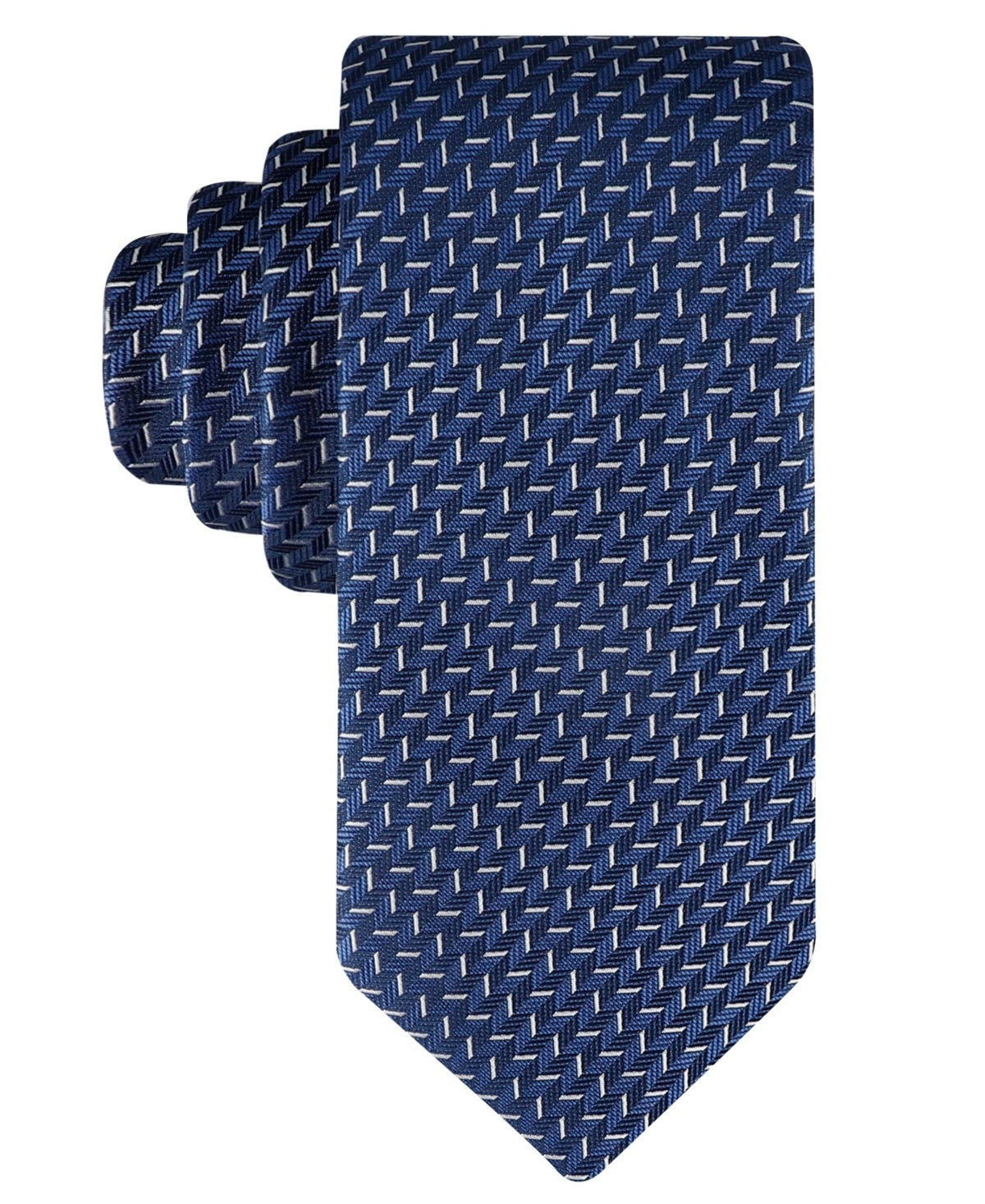 Tommy Hilfiger Men Regular fit Tie Necktie One Size Blue Geometric