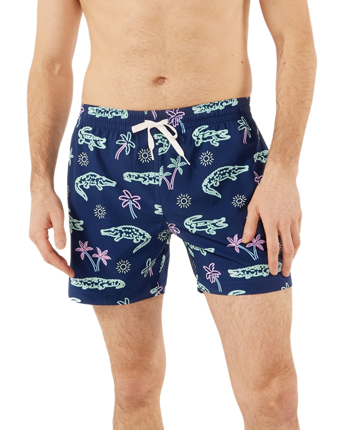 Chubbies Mens Regular fit Swim Trunks Swimwear Medium Blue Quick Dry