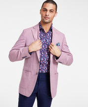 Tallia Mens Slim fit Sport Coat Blazer 40 R Lilac Purple Solid